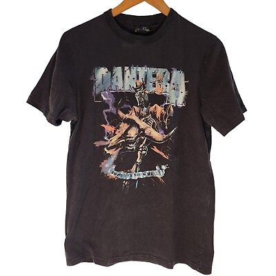 #ad Pantera Cowboys from Hell Black Shirt Tennessee River Small Skeleton Vintage $35.00
