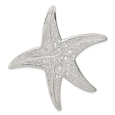 #ad Silver Fancy Starfish Pendant QP704 $96.07
