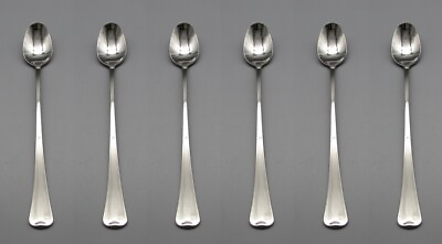 #ad Oneida Stainless DISTINCTION FIRESIDE Iced Tea Spoons Set of Six * USA $9.99