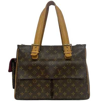 #ad Louis Vuitton Tote Bag Multiply City Brown Beige Monogram M51162 Handbag $352.56