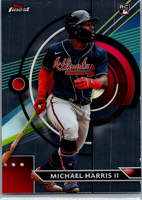 #ad 2023 Topps Finest Rookie #34 Michael Harris II Braves RC $2.49
