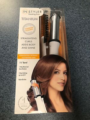 #ad InStyler Titanium Rotating Iron Hair Straightener 1 1 4quot; Titanium Barrel $40.00