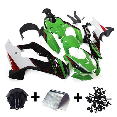 #ad For ZX1000 2021 2022 Ninja ZX10R Kawasaki Green Black Red ABS Fairings Bodywork $460.95