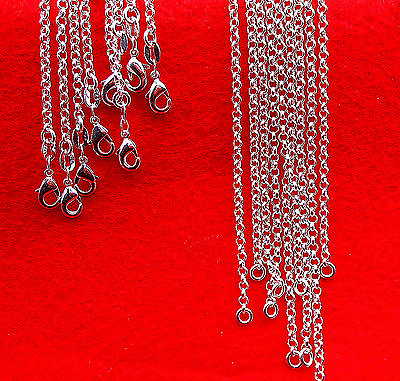 #ad 10X 16 30quot; Wholesale Fashion Jewelry 925 Silver Plated Cross Chains Necklace $8.99