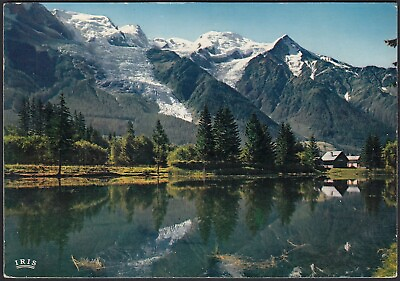 #ad AB1231 France Chamonix Mont Blanc Lac Des Gaillands Et Glacier Des Bossons $7.46