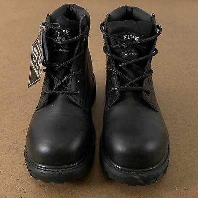 #ad Five Star Men#x27;s Size 6.5W Black Composite Toe Oil Resistant Safety Lace Up Boots $27.47