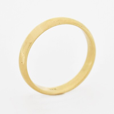 #ad 14k Yellow Gold Estate Wedding Band Ring Size 9.75 $282.19