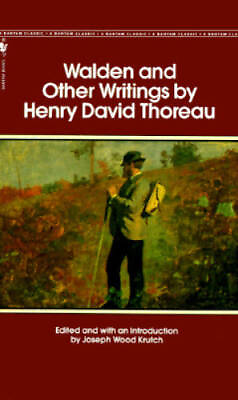#ad Walden and Other Writings Paperback By Thoreau Henry David GOOD $3.50