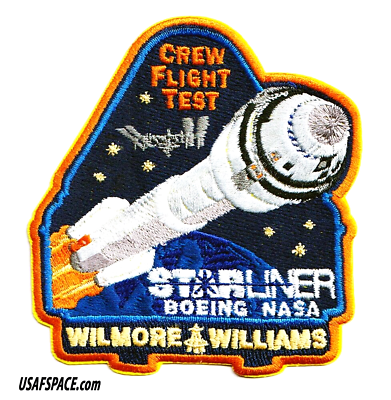 #ad Authentic BOEING STARLINER CREW FLIGHT TEST NASA A B Emblem SPACE Mission PATCH $10.95