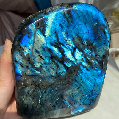 #ad 8.69LB Top Labradorite Crystal Stone Natural Rough Mineral Specimen Healing L08 $289.90