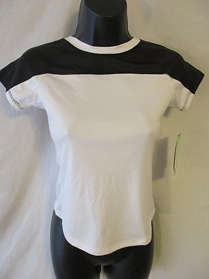 #ad MTA Sport Girls Size Polyester Fast Dri Short Sleeve Activewear Raglan Tee NEW $3.49