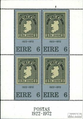 #ad Ireland block1 mint MNH 1972 50 years Irish Stamps $8.46