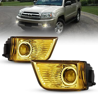 #ad For 2003 2005 Toyota 4Runner Factory Fog Lights Bumper Wiring Kit Yellow PAIR $43.99
