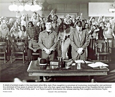 #ad The Trial of Billy Jack 1974 Movie Photo Tom Laughlin Trial Scene *P48c $17.16