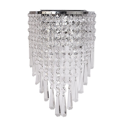 #ad Modern K9 Crystal Raindrop Wall Light Chandelier for Bedroom Bar Silver USA $33.92