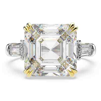 #ad 925 Sterling Silver 5Ct Moissanite White Engagement Ring Wedding Gemstone Fine $137.99