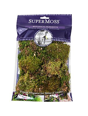 #ad 21749 Sheet Moss Petite Small Pieces Dried Fresh Green 2oz $16.64