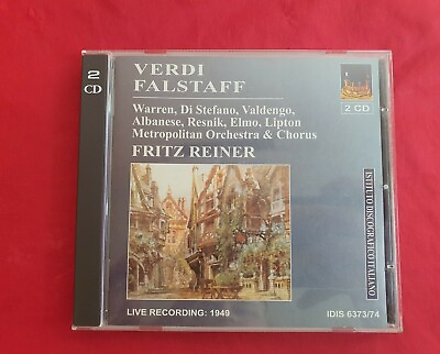 #ad Giuseppe Verdi Falstaff Fritz Reiner Live Recording New York 1949 Opera 2 CD Set AU $19.95