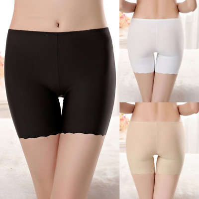 #ad Women Elastic Safety Lace Soft Under Shorts Pants Underwear Shorts Panties $6.49