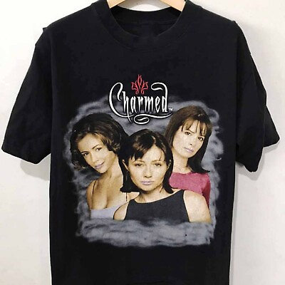 #ad 1999 VTG Charmed Anniversary Shirt Short Sleeve Black Unisex S 5XL $16.97