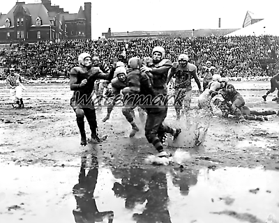 #ad 1950 Grey Cup The Mud Bowl Argonauts VS Blue Bombers Black amp; White 8 X 10 Photo $5.39