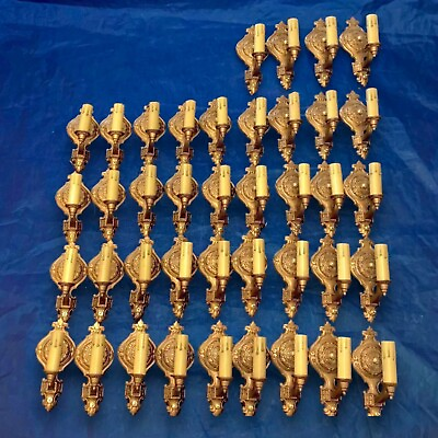 #ad One Early 1920’s Antique Virden Wall Sconce Fixture 40 Available $420.00