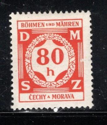 #ad GERMANY BOHEMIA amp; MORAVIA STAMP WWII CECHY amp; MORAVIA STAMP MH LOT 864AW $2.25