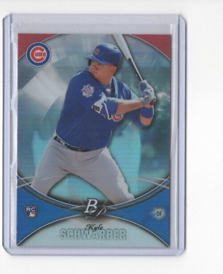 #ad 2016 Bowman Platinum Kyle Schwarber Rookie Card #32 Phillies RC 50 HOMERS $3.49