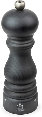 #ad Manual Pepper Mill Adjustable Grinder Beechwood Graphite Finish 7.09in. $33.97