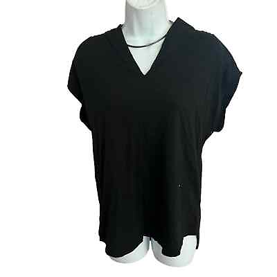 #ad Soft Surroundings Black Shirt NEW Petite Small $19.00