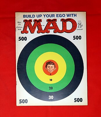 #ad June 1962 #71 MAD Magazine Build Up Your Ego Silver Age $19.99