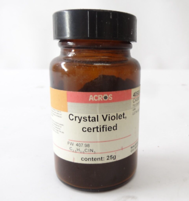 #ad ACROS ORGANICS Crystal Violet Certified approx 20g CAS 548 62 9 40583 0250 $19.99