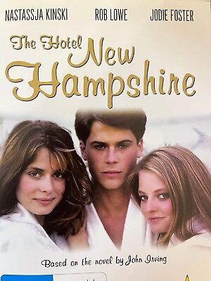 #ad THE HOTEL NEW HAMPSHIRE DVD Nastassja Kinski Rob Lowe Jodie Foster 1984 AS NEW AU $1.99
