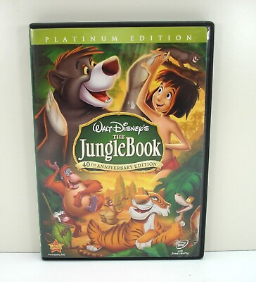 #ad The Jungle Book Two Disc 40th Anniversary Platinum Edition DVD Bill Peet $5.28