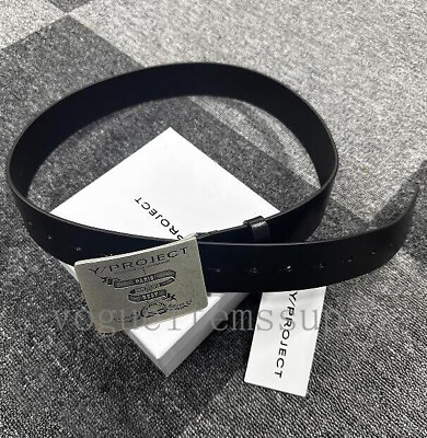 #ad Men retro silver genuine leather belt Y project $70.07