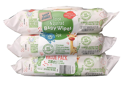 #ad Little Journey Thick and Quilted Baby Wipes Value Pack 218 Ct $24.57