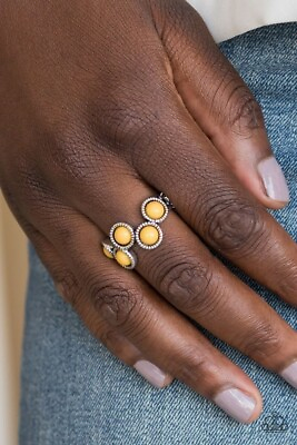 #ad NEW Paparazzi Jewelry Ring Foxy Fabulous Yellow Ring NWT $3.00