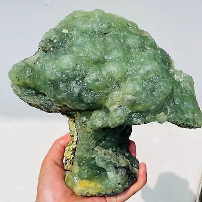 #ad 3910g Rare Natural Grape Agate Epidote Tree Crystal Symbiont Specimen Mineral $599.00