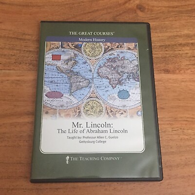 #ad Great Courses Mr. Lincoln: The Life Of Abraham Lincoln 2 DVDs Prof Alan Guelzo $14.99
