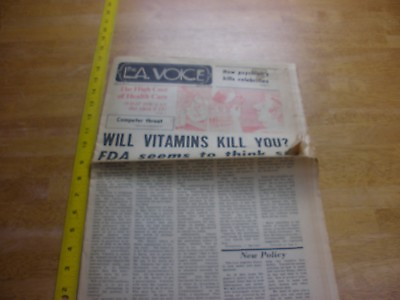 #ad 1974 LA Voice underground newspaper Tony Auth J Garland M Monroe Bill Morrison $11.96