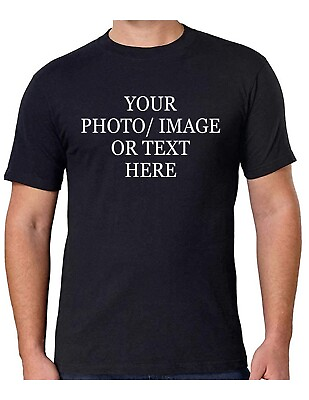 #ad Personalized T shirt with Your Image Photo and or Text $22.99