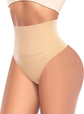 #ad Tummy Control Thong Shapewear Women High Waist Shaping Underwear Seamless XXL $21.99