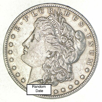 #ad Bulk Lot VF XF 1 1878 1904 P O S Morgan Silver Dollar 90% Eagle Collection $35.95