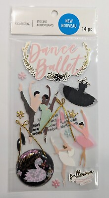 #ad Ballet Dance Ballerina Swan Lake Scrapbooking Stickers by Recollections $3.79