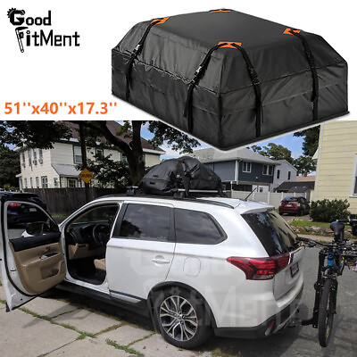 #ad For Mitsubishi Outlander Roof Rack Carrier Cargo Bag Waterproof Luggage Storage $59.05