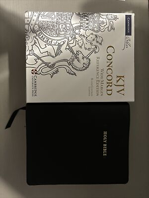 #ad KJV Large Print Wide Margin Bible by Cambridge University Press 2013 Bonded... $200.00