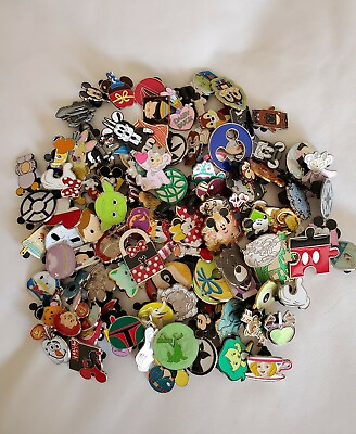 #ad Disney Trading Pins Lot of 25 50 100 150 200 250 500 All Unique Different $16.20