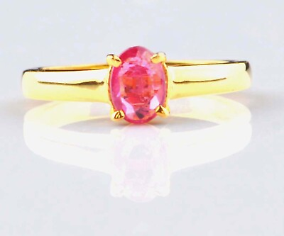 #ad 100% Natural Tourmaline 2.00 Carat Oval Shape Women#x27;s Ring In 14KT Yellow Gold $380.00