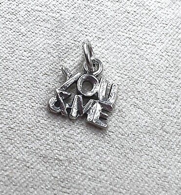 #ad 925 Sterling Silver You amp; Me Love Friendship Charm Best Friends $14.77