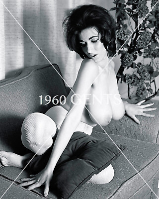 #ad 1960s Photo Print Big Breasts Brunette Joan Brinkman Art JB1 $16.98